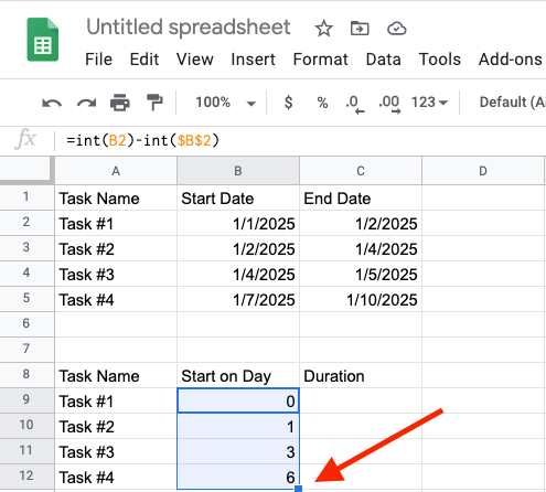 Add Formula to Cells