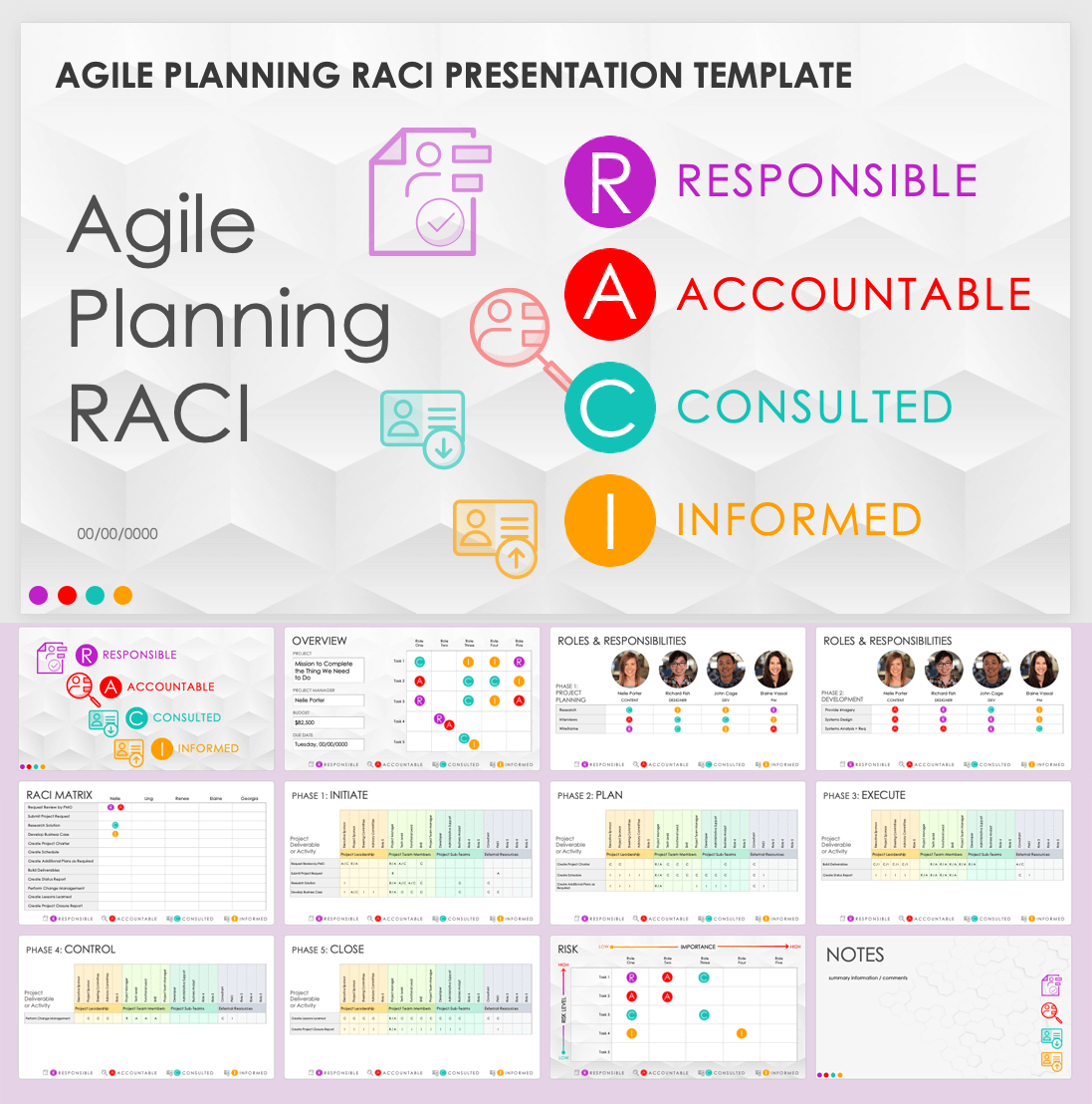 Agile Planning RACI Presentation Template