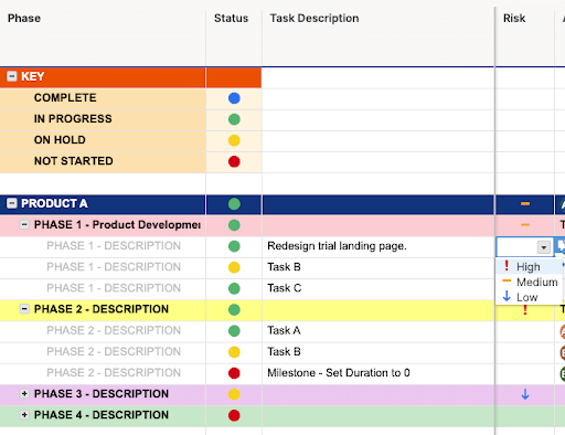 Roadmap Identify Associated Task Risks