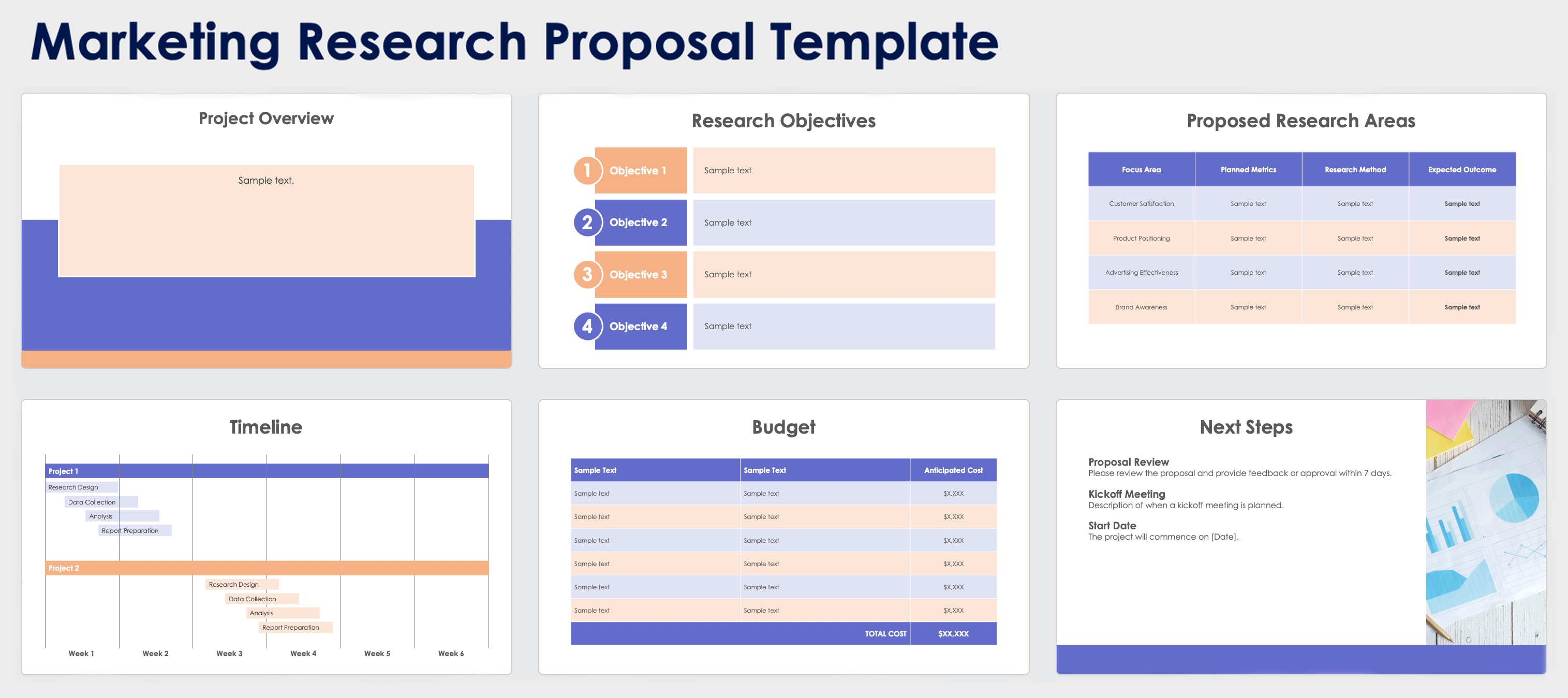 Marketing Research Proposal Template