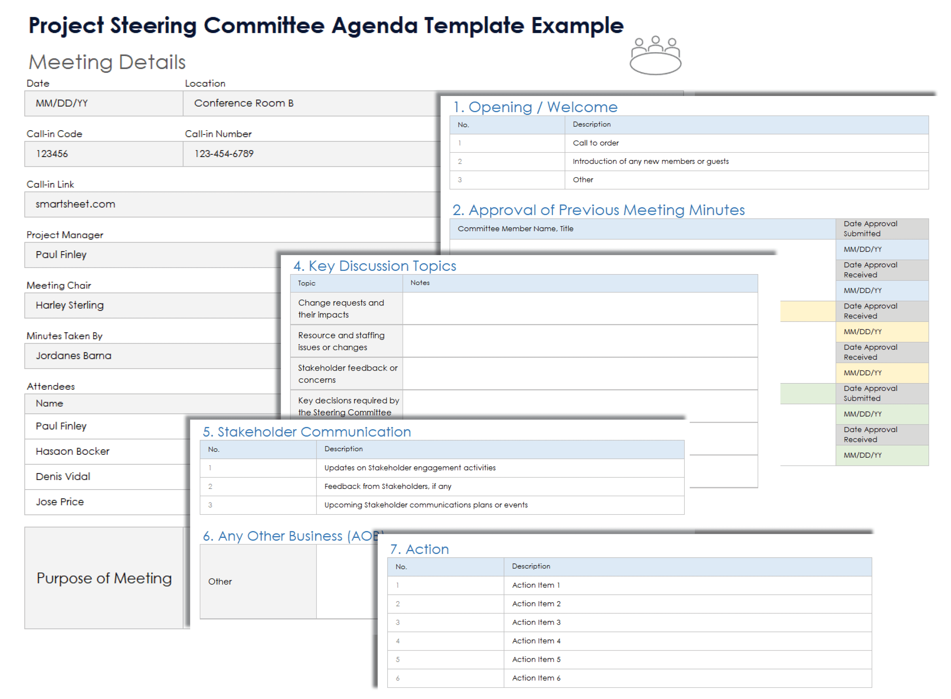 Project Steering Committee Agenda