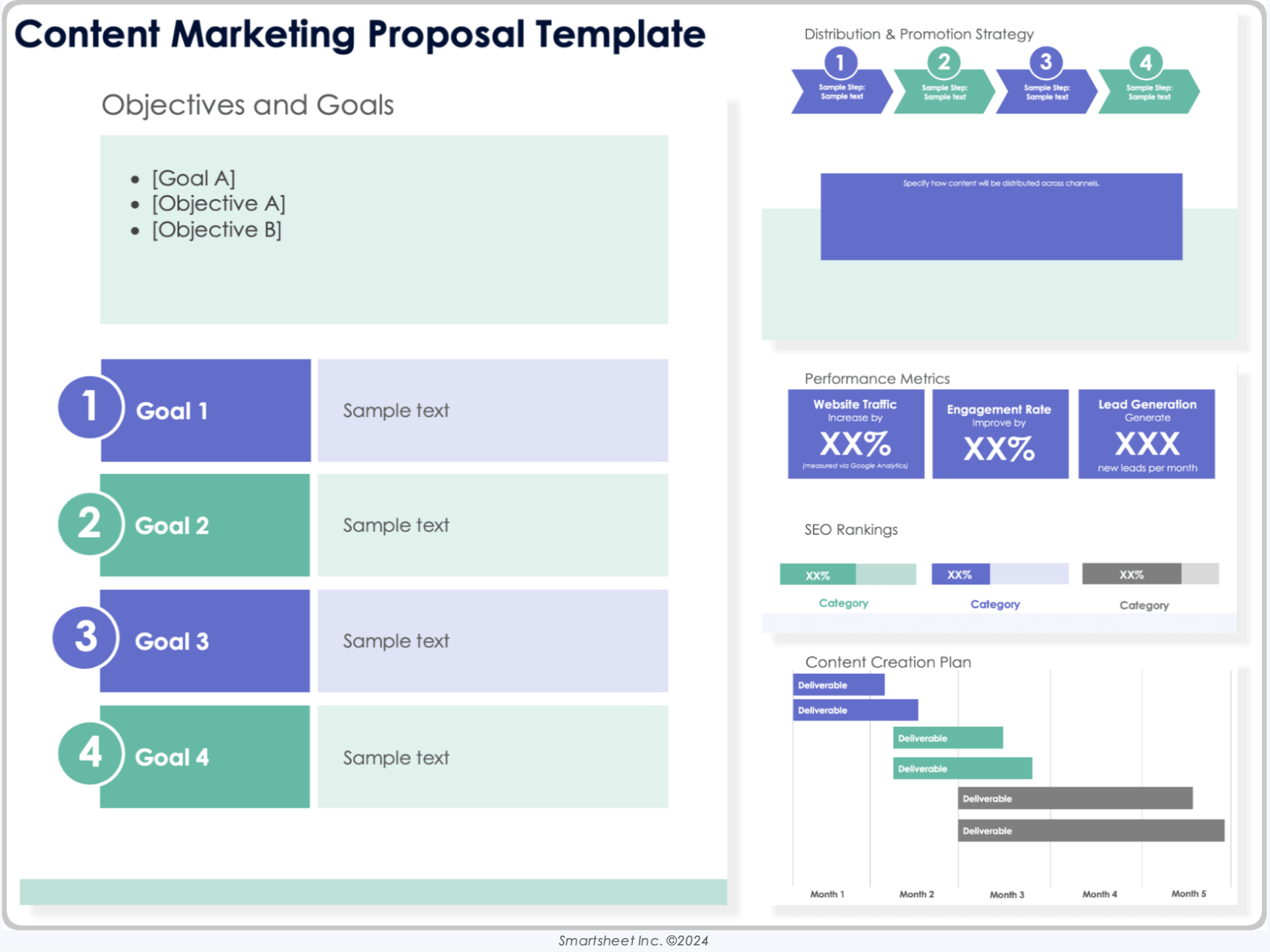 Content Marketing Proposal Template