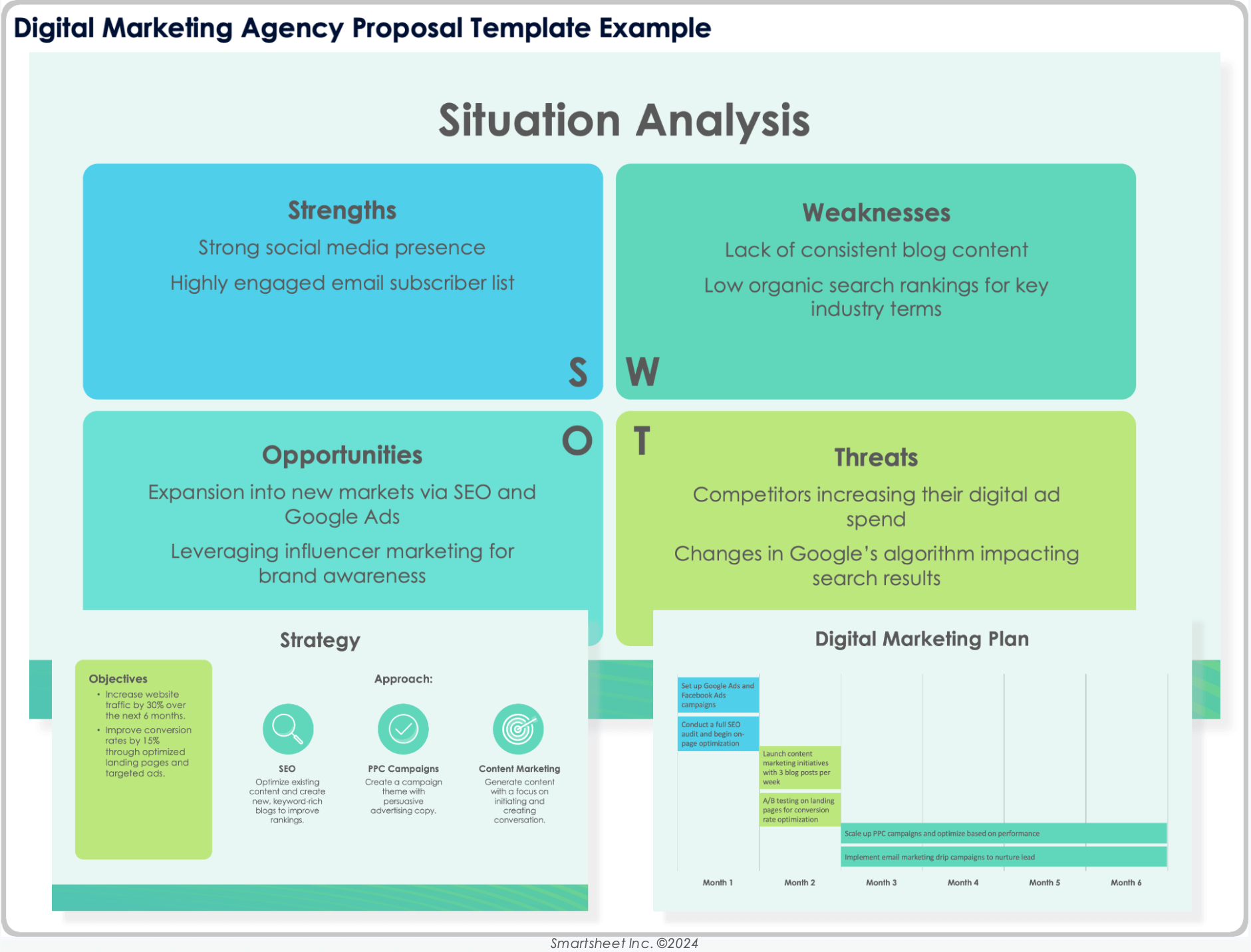 Digital Marketing Agency Proposal Template Example