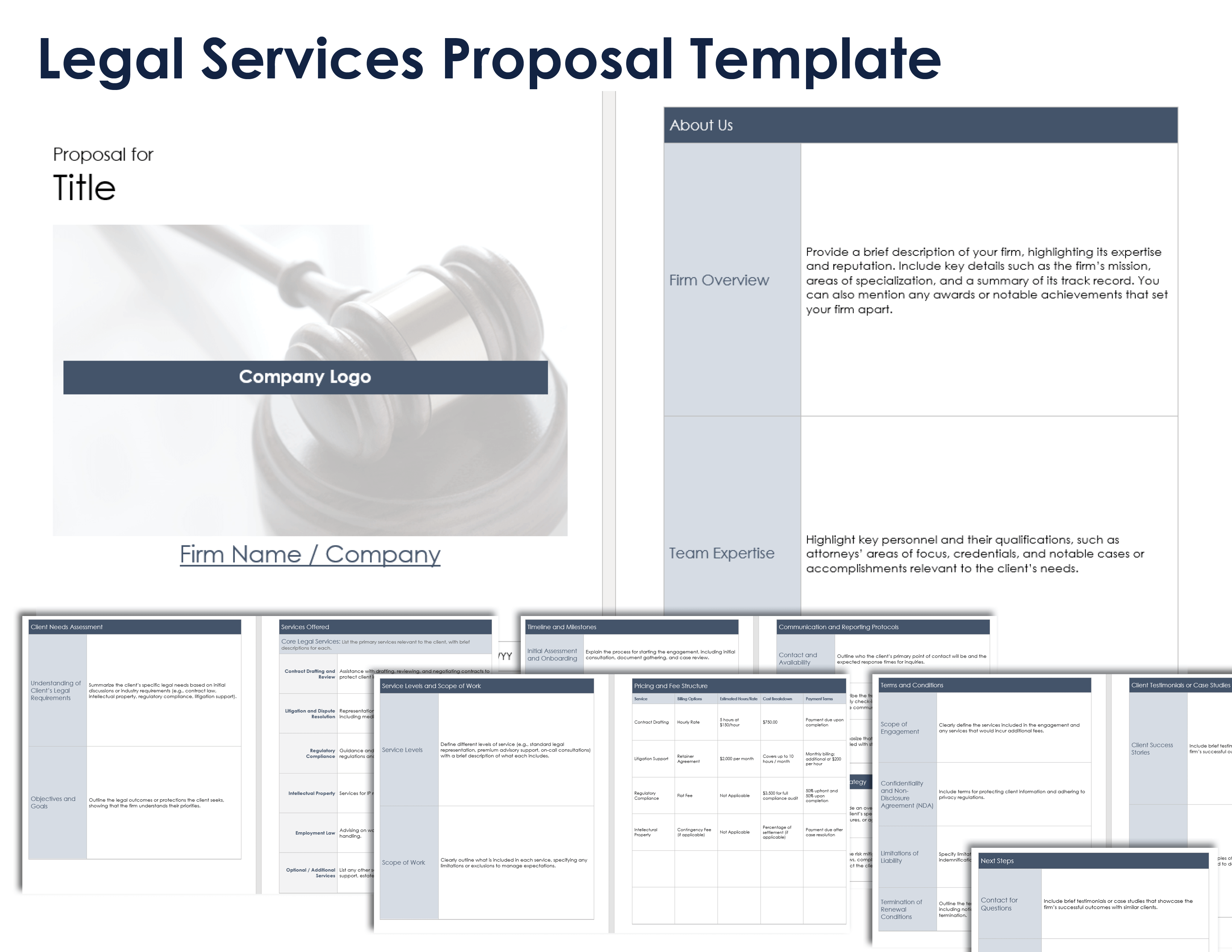 Legal Services Proposal Template